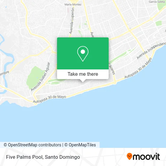 Five Palms Pool map