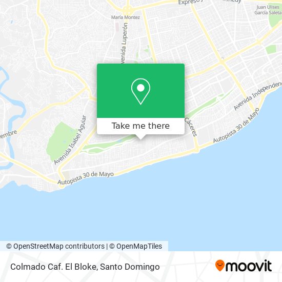 Colmado Caf. El Bloke map
