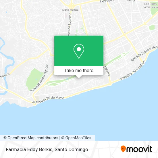 Mapa de Farmacia Eddy Berkis