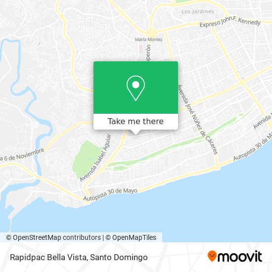 Rapidpac Bella Vista map