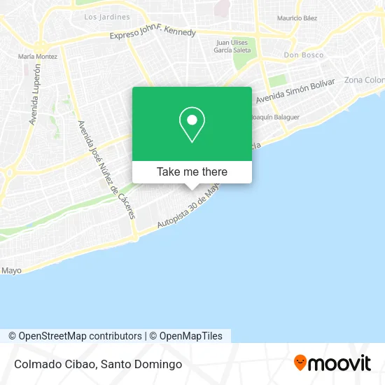 Colmado Cibao map