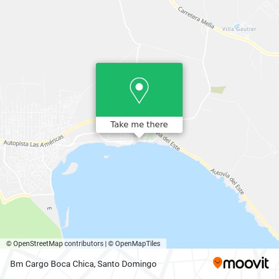 Bm Cargo Boca Chica map
