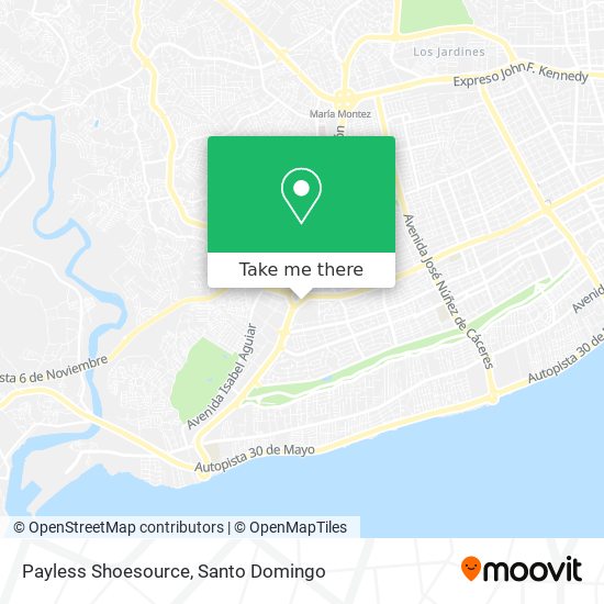 Payless Shoesource map