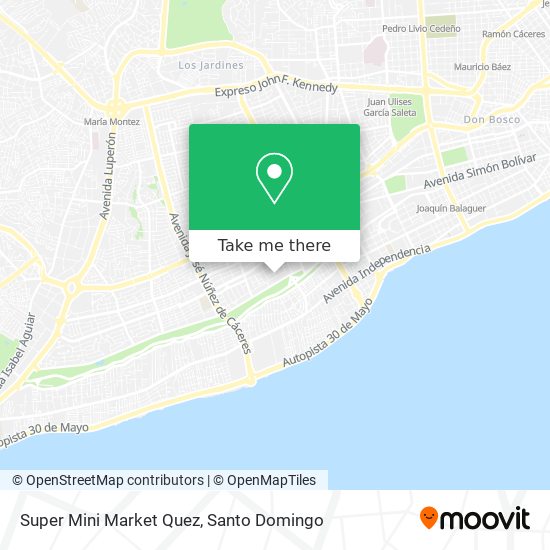 Super Mini Market Quez map