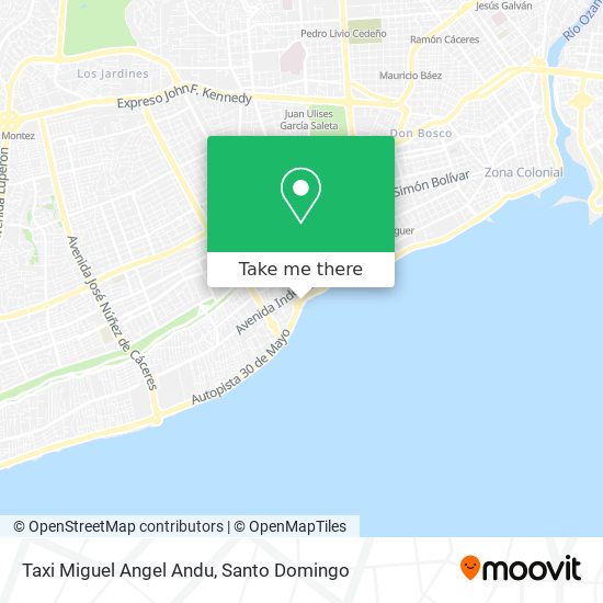 Taxi Miguel Angel Andu map