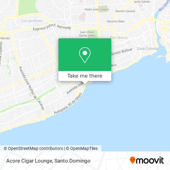 Mapa de Acore Cigar Lounge
