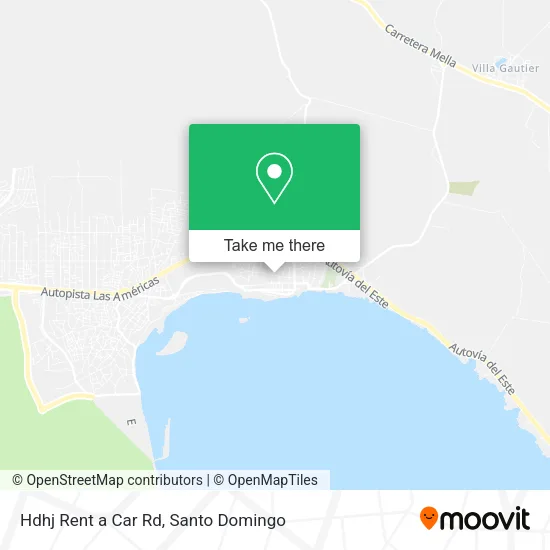 Hdhj Rent a Car Rd map