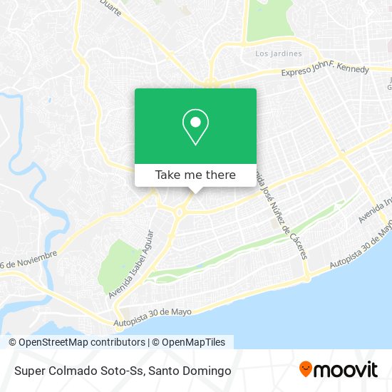 Super Colmado Soto-Ss map