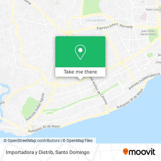 Importadora y Distrib map