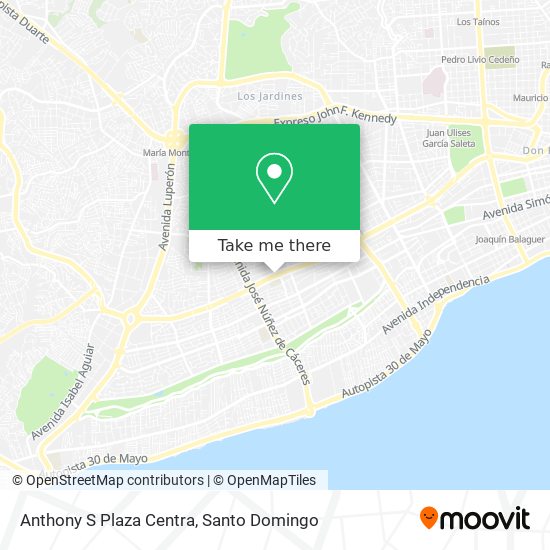 Anthony S Plaza Centra map