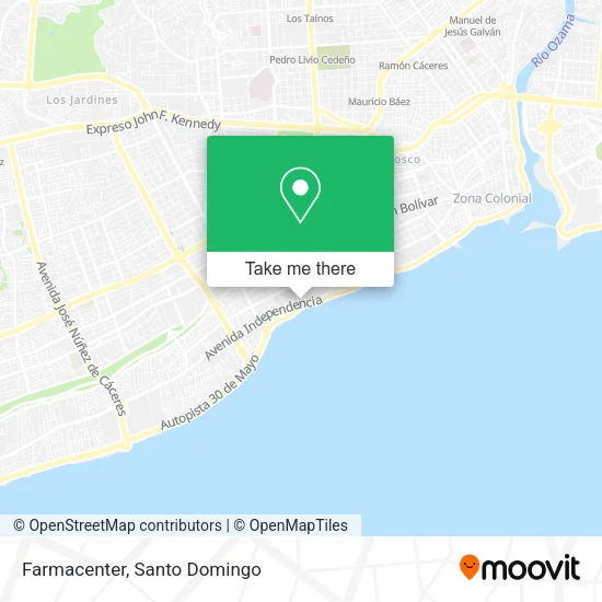 Mapa de Farmacenter