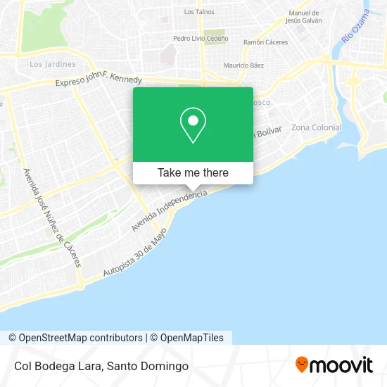 Mapa de Col Bodega Lara