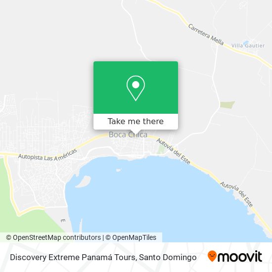 Discovery Extreme Panamá Tours map
