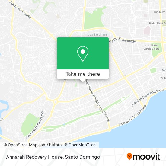 Annarah Recovery House map