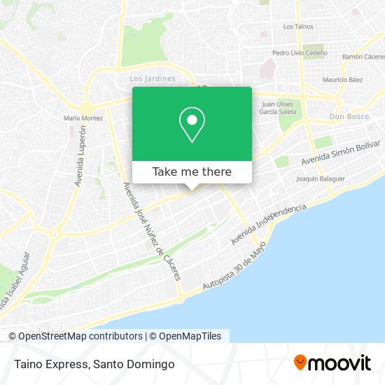 Mapa de Taino Express