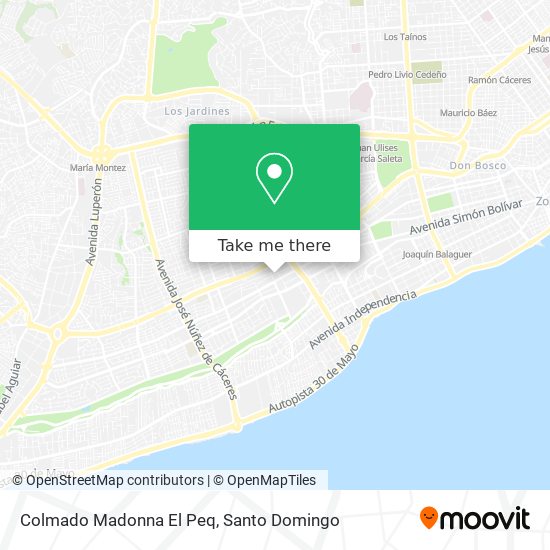 Colmado Madonna El Peq map