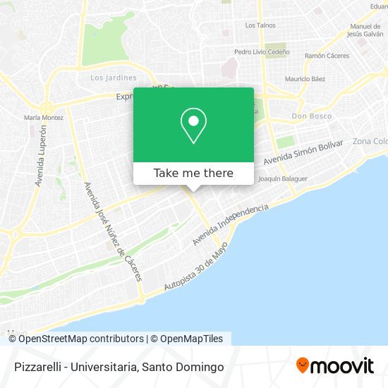Pizzarelli - Universitaria map