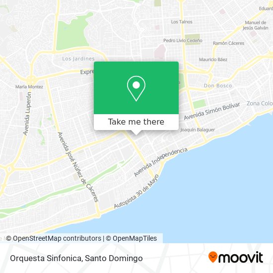 Mapa de Orquesta Sinfonica