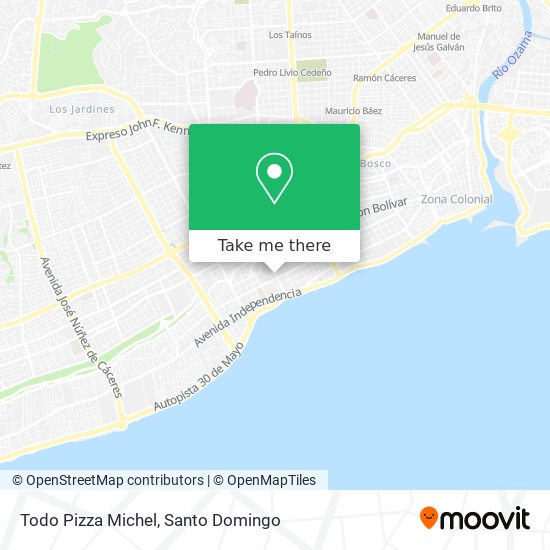 Todo Pizza Michel map