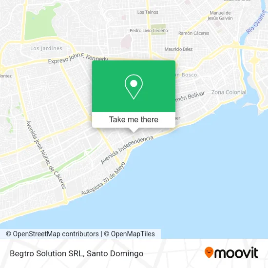 Mapa de Begtro Solution SRL