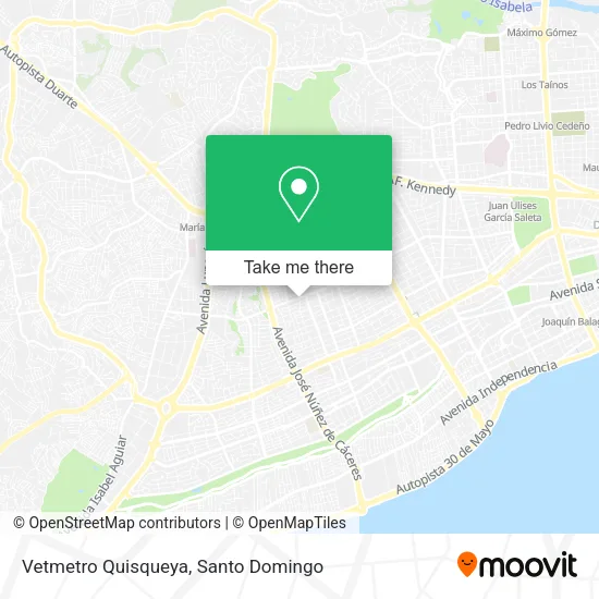 Mapa de Vetmetro Quisqueya