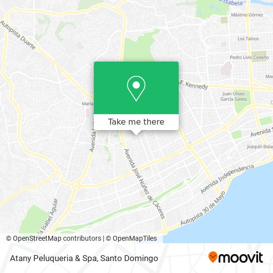 Atany Peluqueria & Spa map