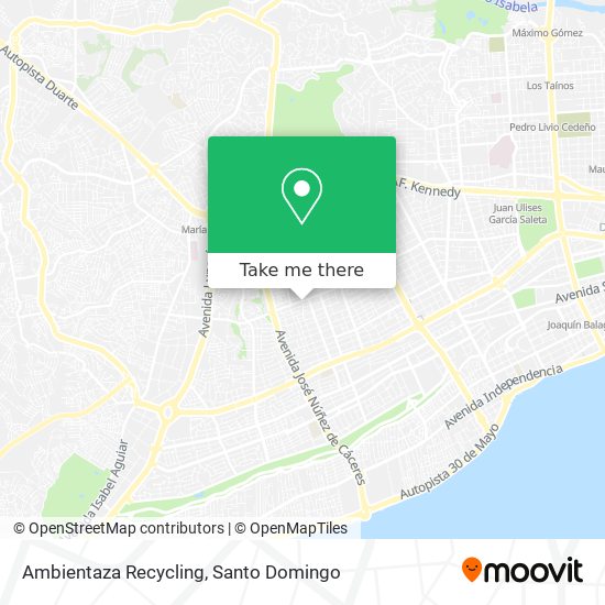 Ambientaza Recycling map