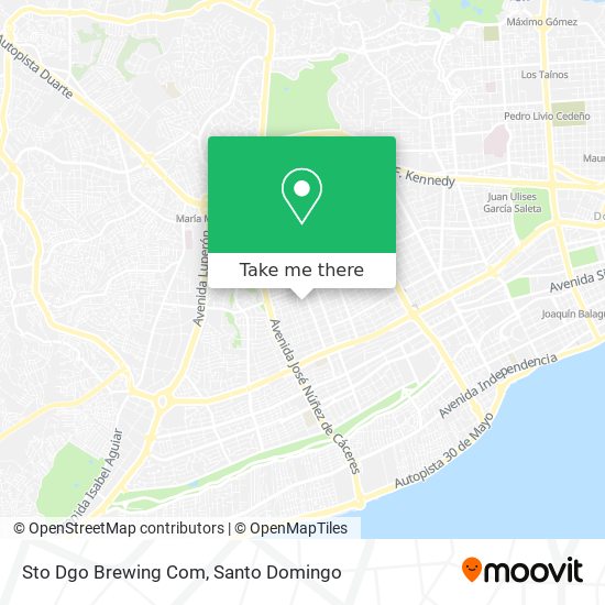 Sto Dgo Brewing Com map