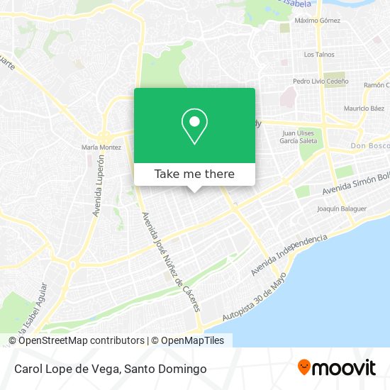 Carol Lope de Vega map