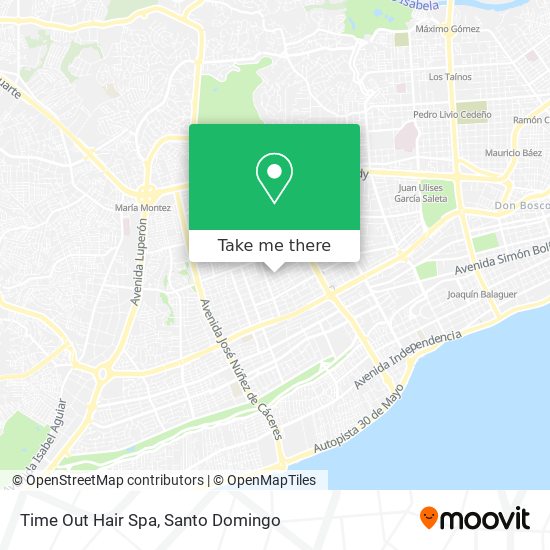 Time Out Hair Spa map
