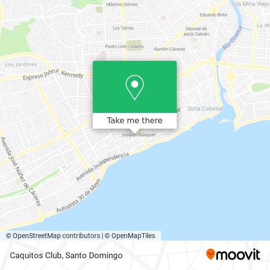 Caquitos Club map