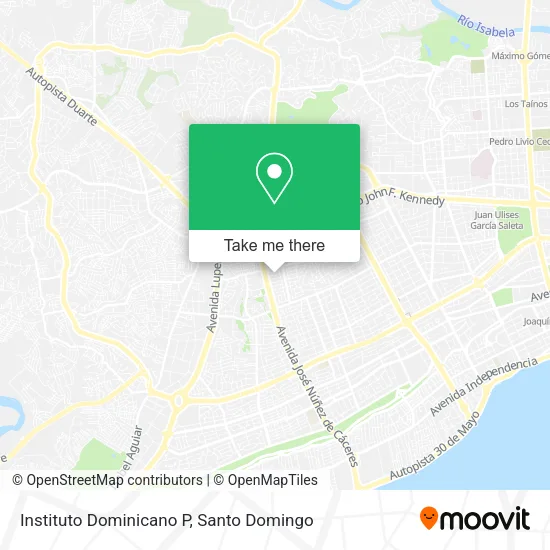 Instituto Dominicano P map