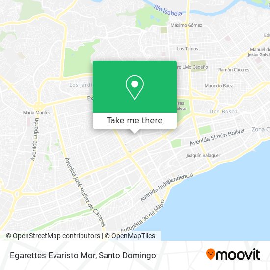 Egarettes Evaristo Mor map