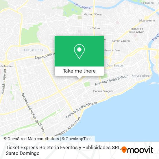 Ticket Express Boleteria Eventos y Publicidades SRL map