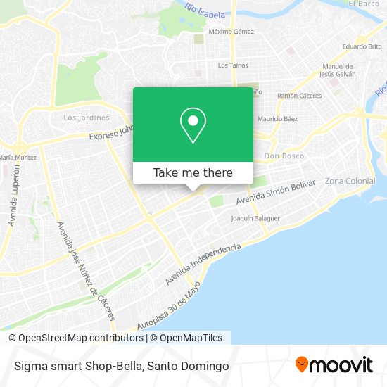 Sigma smart Shop-Bella map