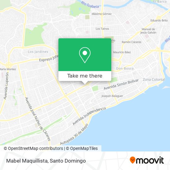 Mabel Maquillista map