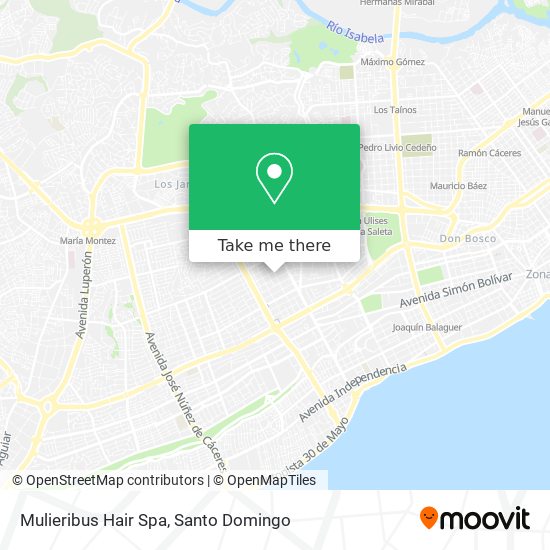 Mulieribus Hair Spa map