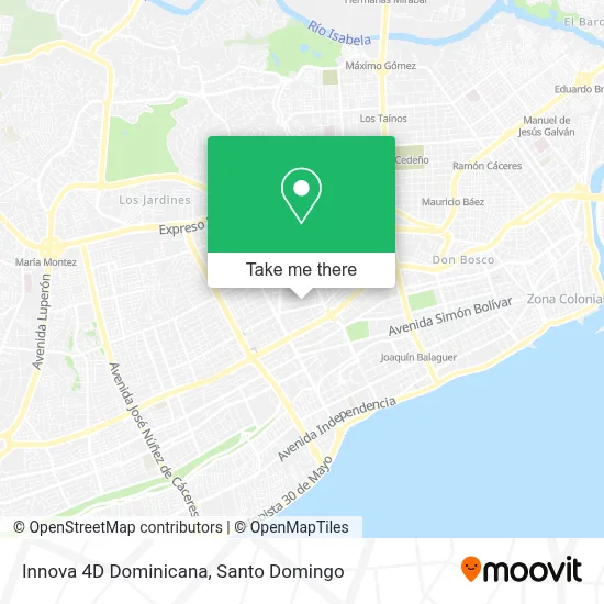 Innova 4D Dominicana map