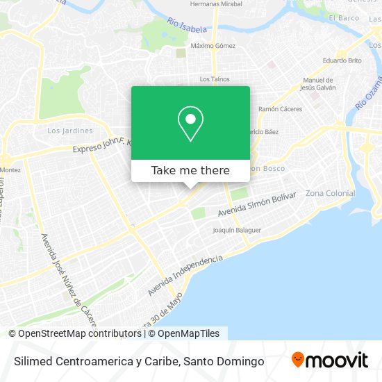 Silimed Centroamerica y Caribe map