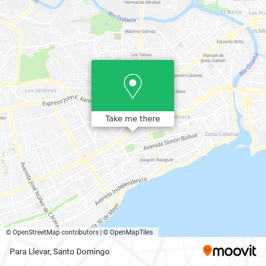 Para Llevar map