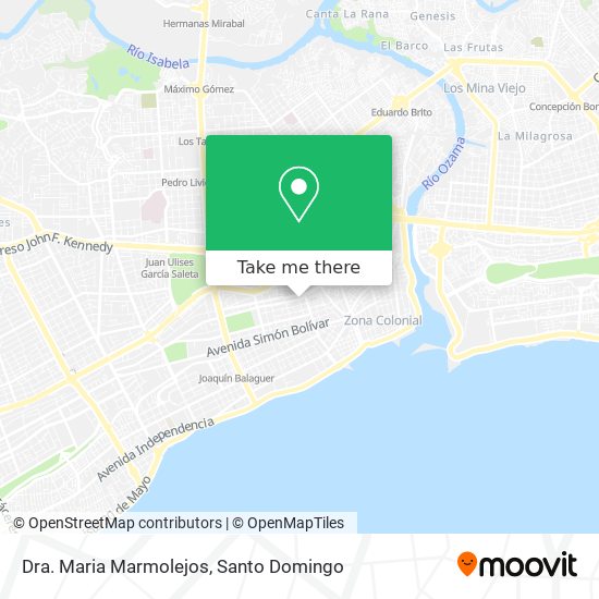 Dra. Maria Marmolejos map