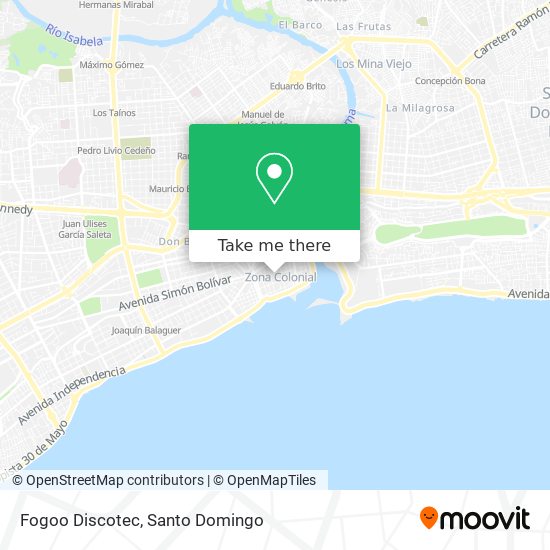 Mapa de Fogoo Discotec