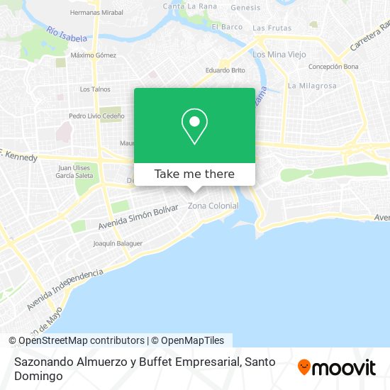 Sazonando Almuerzo y Buffet Empresarial map