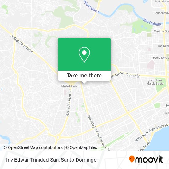 Inv Edwar Trinidad San map