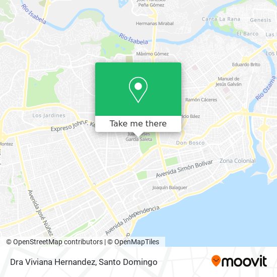 Mapa de Dra Viviana Hernandez