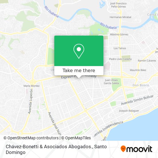 Chávez-Bonetti & Asociados Abogados. map