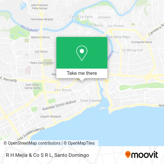 R H Mejia & Co S R L map