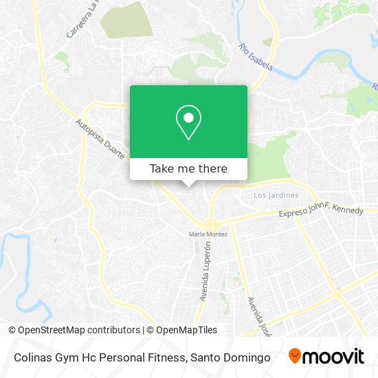 Colinas Gym Hc Personal Fitness map