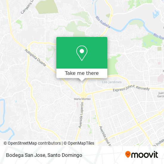 Bodega San Jose map