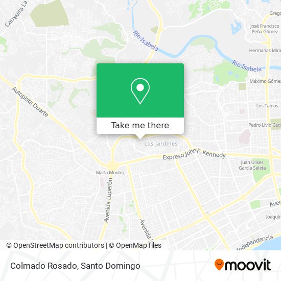 Mapa de Colmado Rosado